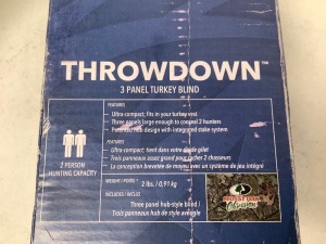 Throwdown 3 Panel Turkey Blind, Appears New