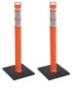 Cortina EZ Grab Delineator 45" Post, 3" Hip Collars with 10 lb Base, 03-747RBC-2, Orange, 2 Pack - E-Comm Return, Appears New&nbsp;&nbsp;