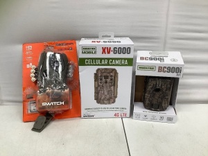 Lot of (3) Trail Cameras, Untested, E-Comm Return