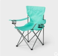 Adult Outdoor Portable Chair Teal - Sun Squad,LOT of 2,&nbsp;&nbsp;Like New, Retail - $12.75