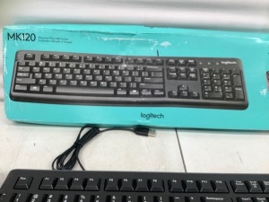 Logitech Keyboard & Mouse Combo, Untested, E-Comm Return