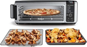 Ninja SP101 Foodi 8-in-1 Digital Air Fry Oven, 1800 Watts, XL Capacity, Stainless Steel - New 