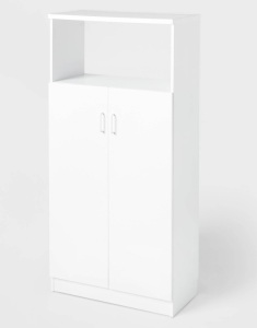 Large Storage Cabinet White - Brightroom, Like New, retail - $150