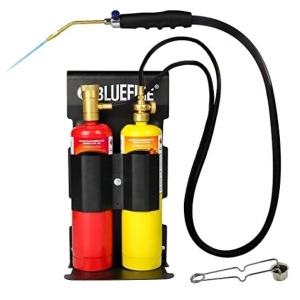 Bluefire, Oxypropane High Heat, Welding Torch Kit, Accessory Kit, Flint Lighter, Cylinder Holder, Gas cylinders not included, Like New, Retail - $73.99