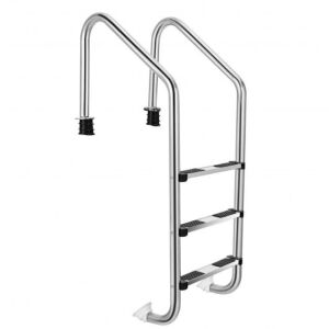 Stainless Steel Swimming Pool Ladder with Anti-Slip Step