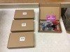 Lot of (4) Swpeet Poly Rivet Gun Set with Rivet Removal Tool & 40 Sample Rivets - New