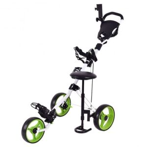 Golf Trolley with Carry Bag - 3 Wheels, Foldable