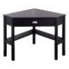 Corner Laptop Desk - Black, Wooden