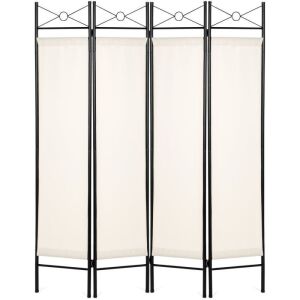 4-Panel Folding Privacy Screen Room Divider Decoration Accent, 6ft