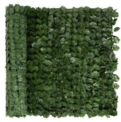 Outdoor Faux Ivy Privacy Screen Fence, Appears New