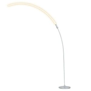 LED Arc Floor Lamp - Silver