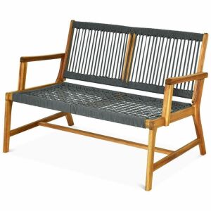 Wooden Acacia Patio Bench