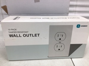 10 Pack Tamper Resistant Wall Outlet, New