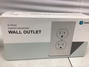 10 Pack Tamper Resistant Wall Outlet, New