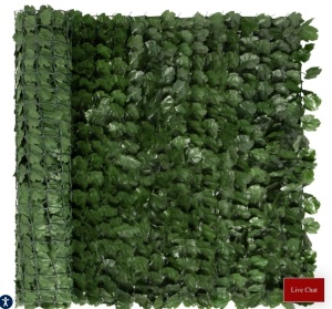 Best Choice Products, Outdoor Faux Ivy Privacy Screen Fence, 39"x94", Like New, Retail - $39.99