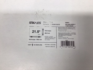 Staples Privacy Filter, Appears New