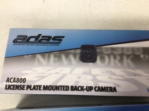 License Plate Mounted Back-Up Camera, Untested, E-Comm Return