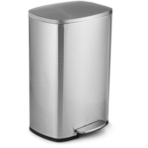 13.2 Gallon Stainless Steel Trash Can with Bucket