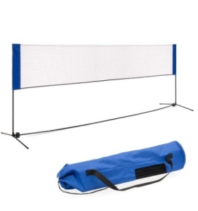 Portable Freestanding Volleyball, Tennis, Badminton Net - 12.5ft