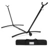 Portable Heavy-Duty Steel Hammock Stand w/ Built-In Wheel, Case - 9ft