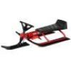 Kids Snow Sled with Steering Wheel and Double Brakes