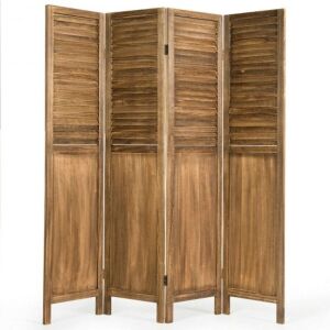 5.6ft 4-Panel Room Divider