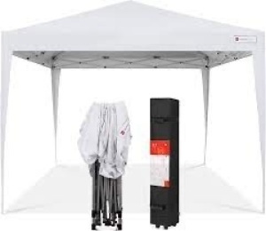 Outdoor Portable Pop Up Canopy Tent w/ Carrying Case, 10x10ft