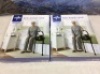 Lot of (2)&nbsp;Medline Bed Assist Bar With Storage Pocket, Height Adjustable - Appear New