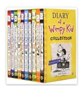 Diary of a Wimpy Kid Series Collection 12 Books Set By JeffKinney (Diary of a Wimpy Kid, Rodrick Rules,The LastStraw,Dog Days,The Ugly Truth, Cabin Fever, The ThirdWheel,Hard Luck Paperback, New, Retail - $48