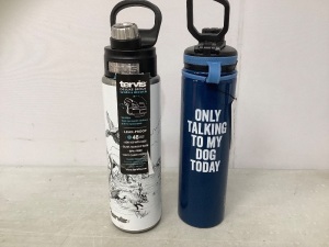 Lot of (2) Water Bottles, One Has A Dent, E-Comm Return