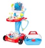 Play Doctor Kit for Kids, Boys & Girls with 17 Accessories, Mobile Cart