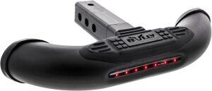 The Bully Brand LED Hitch Step - Fits 1.25in and 2in Hitch Receivers