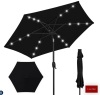 BCP, Outdoor Solar Patio Umbrella, With Push Button Tilt, Crank Lift, 7.5', Like New, $59.99