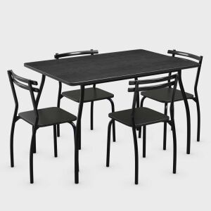 5 Pcs Dining Set Table 30'' and 4 Chairs