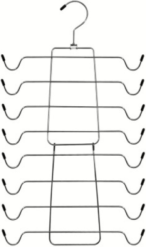 Case of Niclogi&nbsp;Space Saving Metal Folding Closet Organizer Hanger for Tank Tops, Cami, Bras, Bathing Suits, Belts, Ties - New&nbsp;