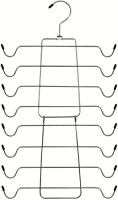 Case of Niclogi&nbsp;Space Saving Metal Folding Closet Organizer Hanger for Tank Tops, Cami, Bras, Bathing Suits, Belts, Ties - New&nbsp;
