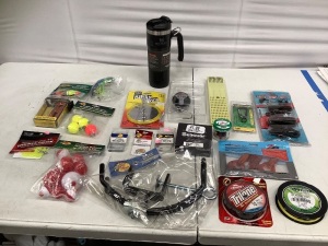 Lot of (21) Fishing Accessories, E-Comm Return