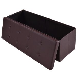 45in Folding Ottoman - Brown