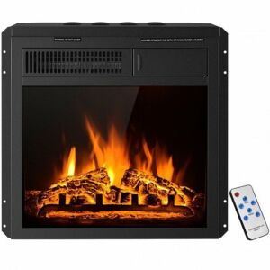 18" Electric Fireplace with Remote 