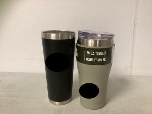 Lot of (2) Tumblers, E-Comm Return