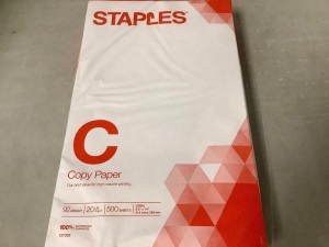 Lot of (10) Staples Copy Paper, E-Comm Return