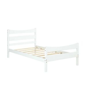 White Bed Frame - Twin Size