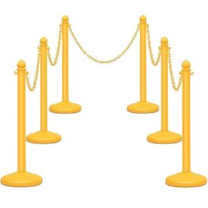 39.5" 6-Piece Plastic Stanchion