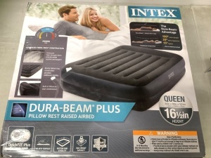 Intex Dura-Beam Plus Queen Air Mattress, Untested, E-Comm Return