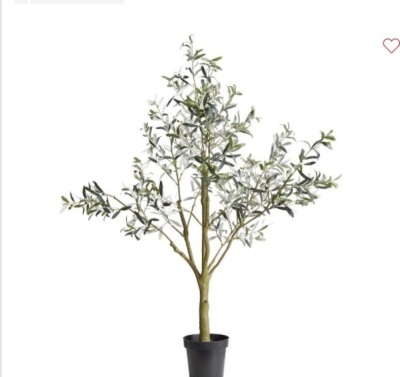 Pottery Barn, Faux Potted Olive Tree, 6 Ft., Like New, Retail - $399