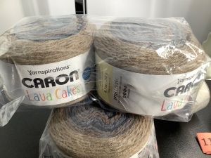 Lot of (2) 2 Pack Caron Lava Cakes Yarn, Appears New