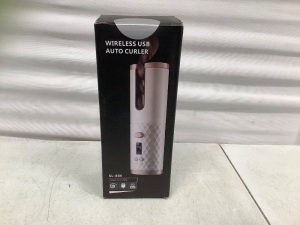 Wireless USB Auto Curler, Powers Up, Appears New