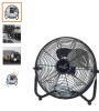 20 in. 3-Speed High Velocity Industrial Metal Floor Fan with Tilting Head, Like New, Retail - $62.07