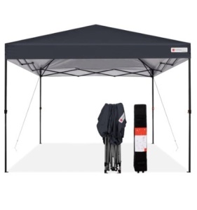 One-Person Setup Instant Pop Up Canopy w/ Wheeled Bag - 10x10ft