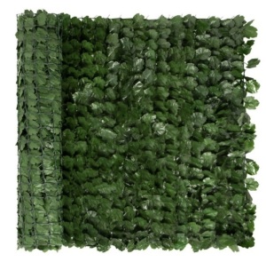 Outdoor Faux Ivy Privacy Screen Fence, 94x39in